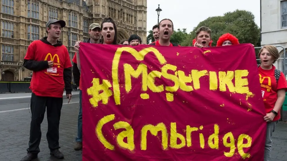 Wetherspoon McDonald's and TGI Fridays workers to strike