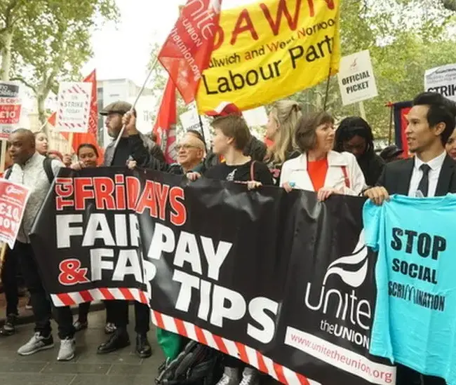 McDonald's UberEats and Wetherspoon workers strike over pay