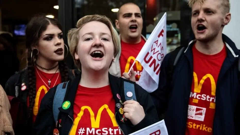 Why staff at McDonald's TGIs and Wetherspoons are striking