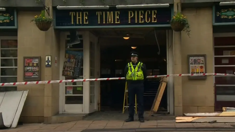 Car crashes through front door of Dewsbury pub