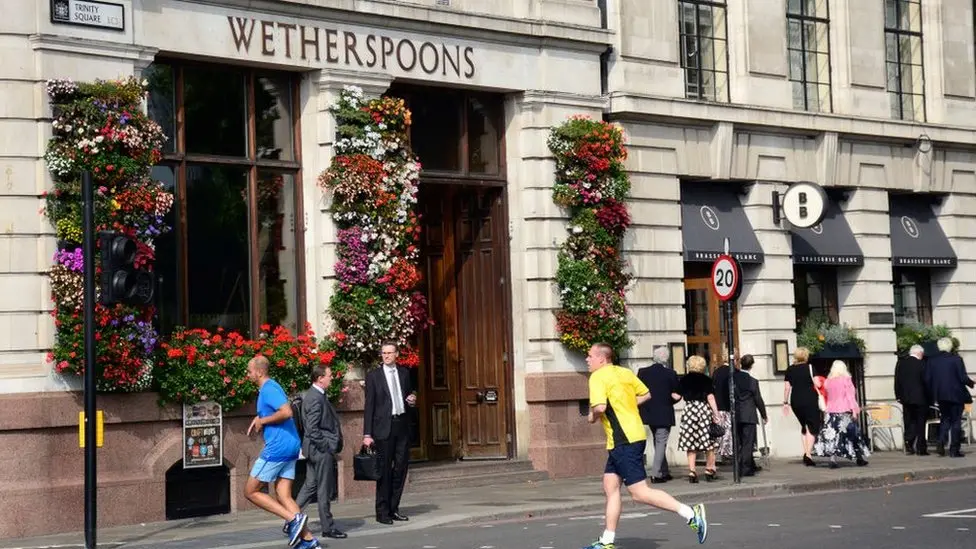 Wetherspoons Pub chain tells parents to stick to two drinks