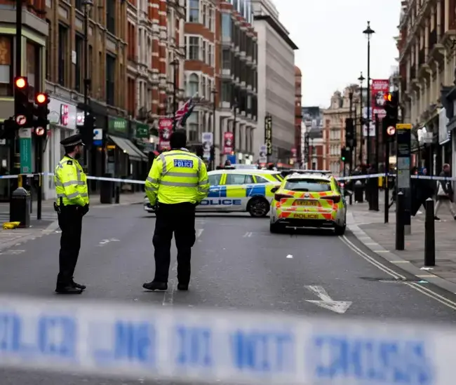 Man charged after car hit four people in London